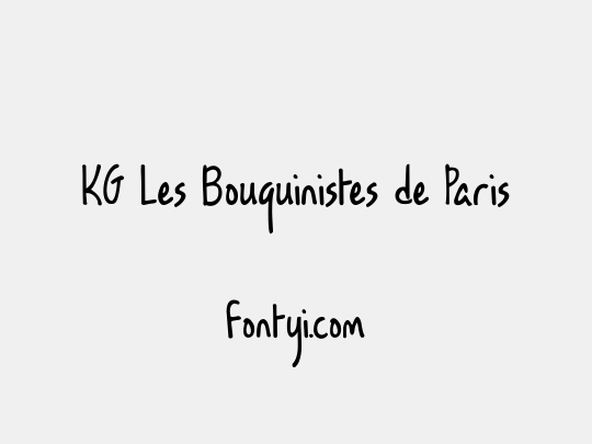 KG Les Bouquinistes de Paris