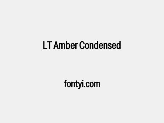 LT Amber Condensed