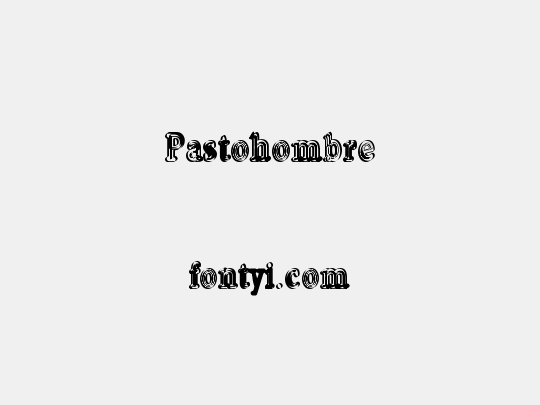 Pastohombre