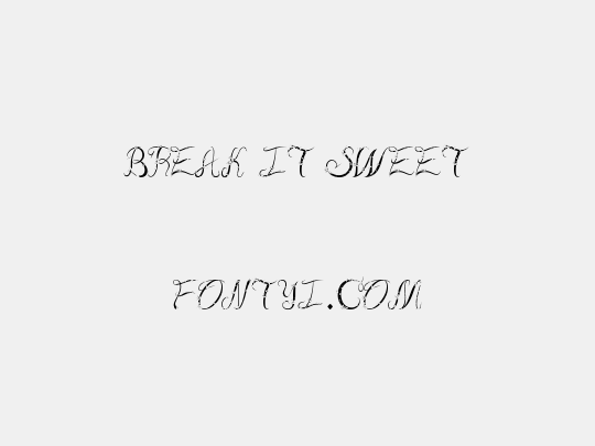 Break It Sweet
