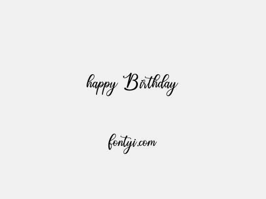 happy Birthday