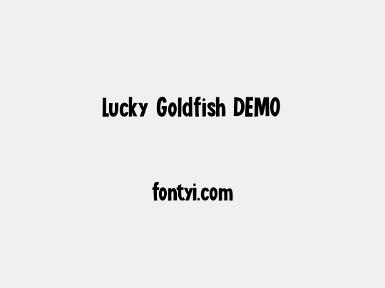 Lucky Goldfish DEMO