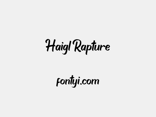 Haigl Rapture