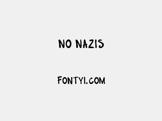 NO NAZIS