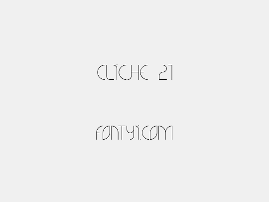 CLiCHE 21
