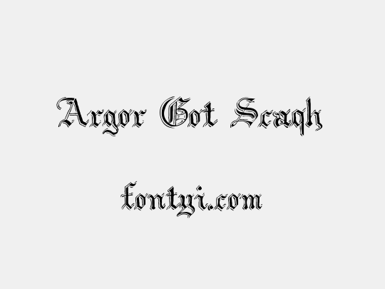 Argor Got Scaqh