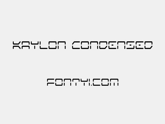 Kaylon Condensed