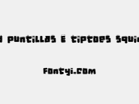 d puntillas E tiptoes squid