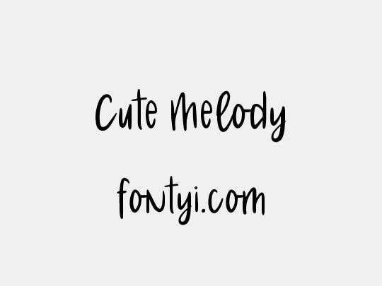 Cute Melody