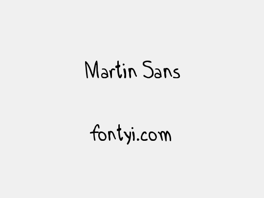 Martin Sans