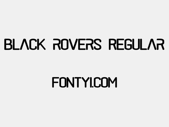 black rovers Regular