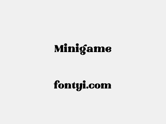 Minigame