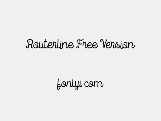 Routerline Free Version
