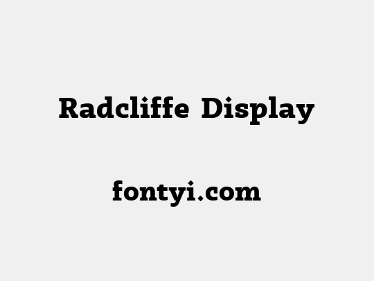 Radcliffe Display