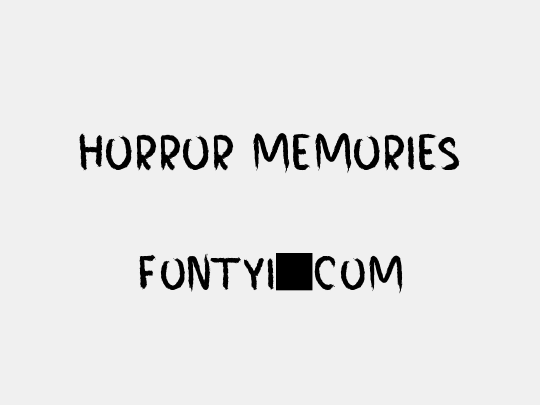 HORROR MEMORIES