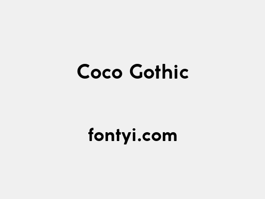 Coco Gothic