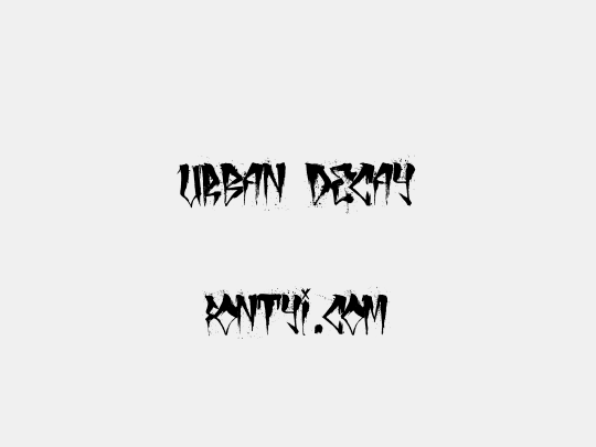 urban decay
