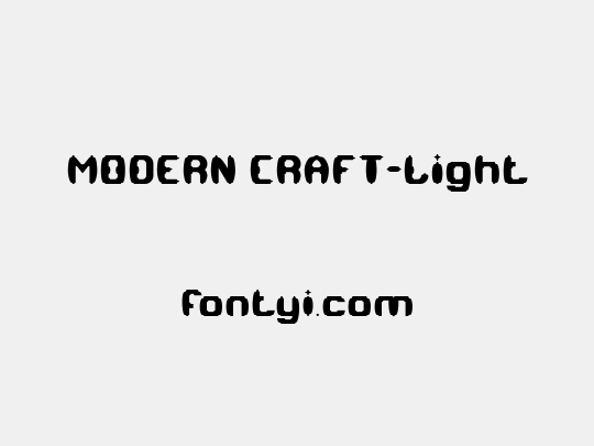 MODERN CRAFT-Light