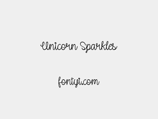 Unicorn Sparkles