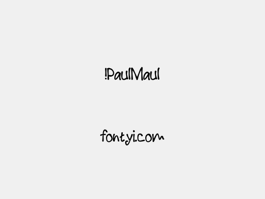!PaulMaul