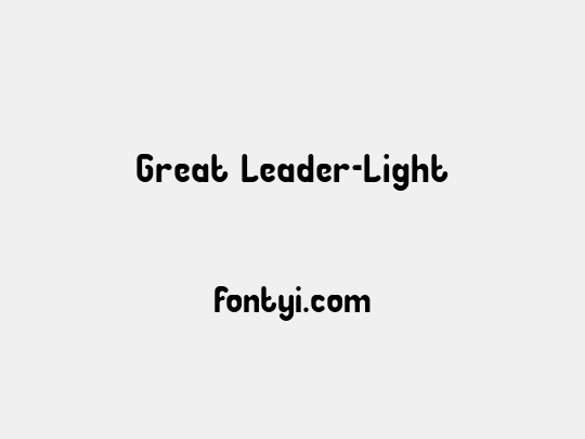 Great Leader-Light