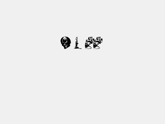 Horror Dingbats Eerie Edition