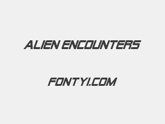 Alien Encounters