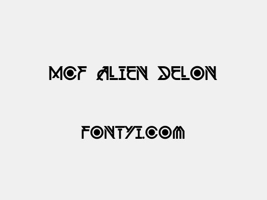 MCF Alien Delon