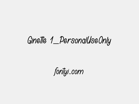 Ginette 1_PersonalUseOnly