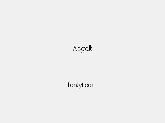 Asgalt