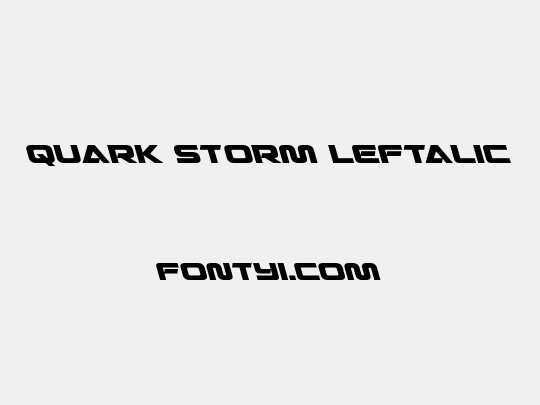 Quark Storm Leftalic