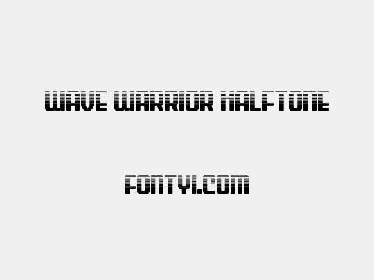 Wave Warrior Halftone