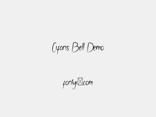 Cifans Bell Demo