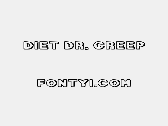 Diet Dr. Creep