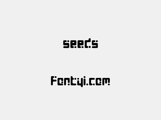 Seeds