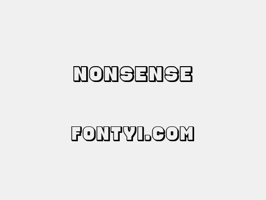 Nonsense