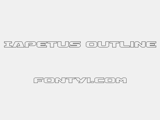 Iapetus Outline