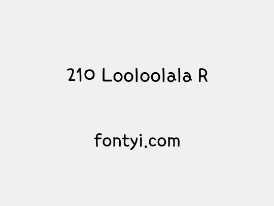 210 Looloolala R