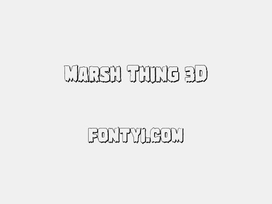 Marsh Thing 3D