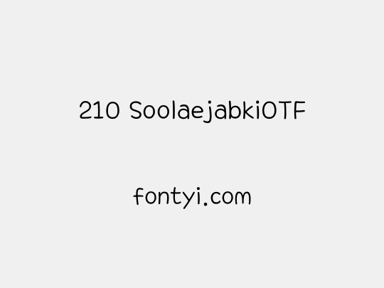 210 SoolaejabkiOTF