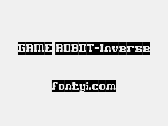 GAME ROBOT-Inverse