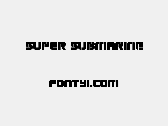 Super Submarine