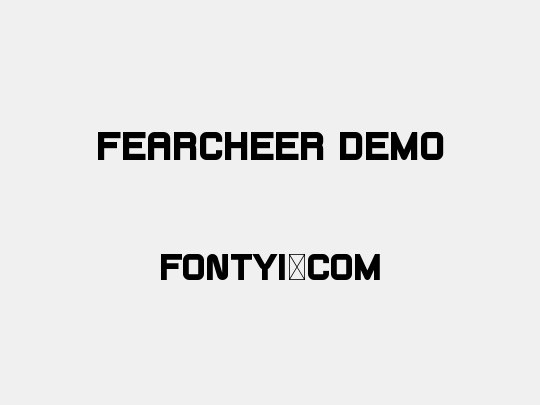 Fearcheer Demo