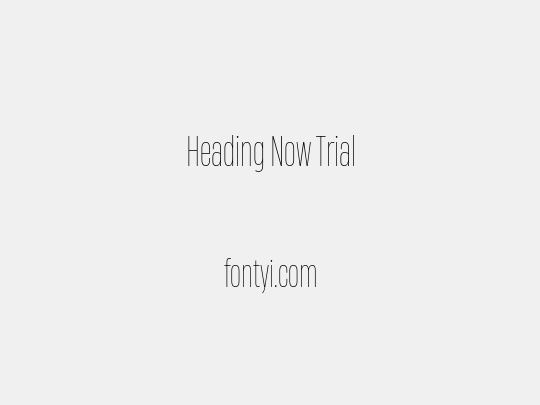 Heading Now Trial