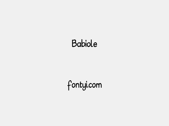 Babiole