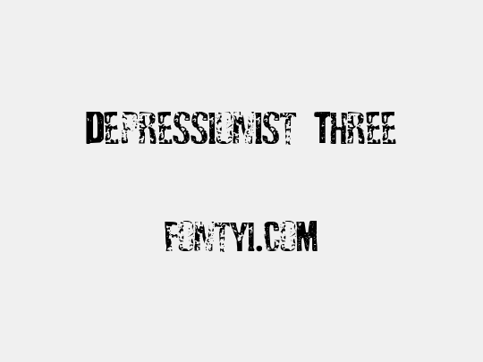 Depressionist Three