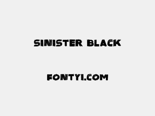 Sinister Black