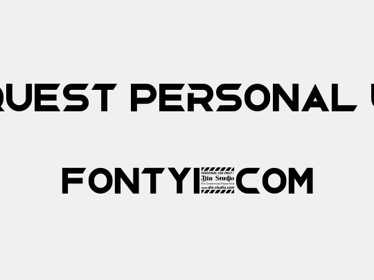 Request Personal Use