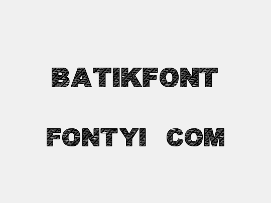BatikFont1