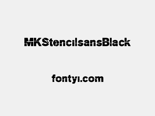 MKStencilsansBlack